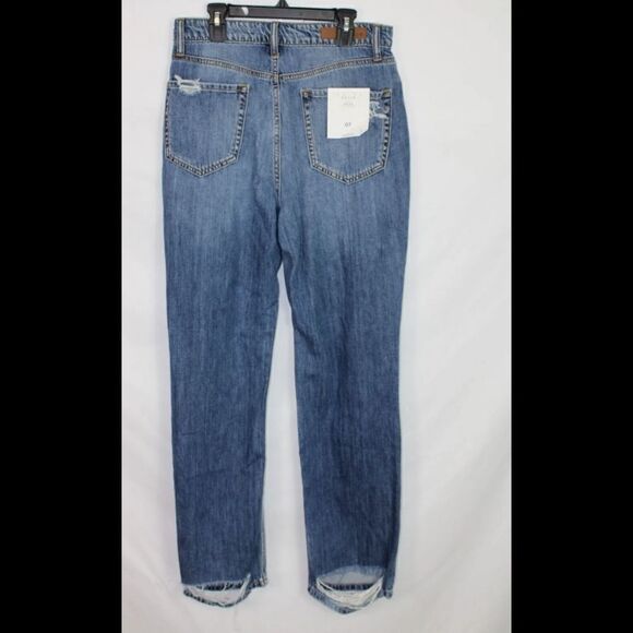 Cello Jeans Women's Distressed High-Rise 90's Boyfriend Straight Leg Jean 7 NWT - Picture 4 of 11